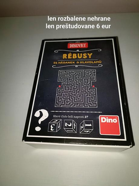 Rébusy spoločenská hra,