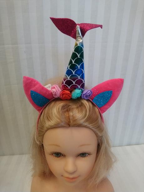 Svietiaca čelenka - morská víla č.1, 