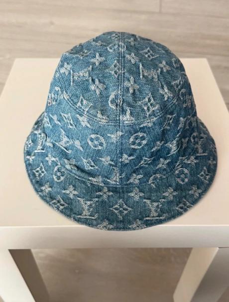 Denim klobúk louis vuitton, louis vuitton,m