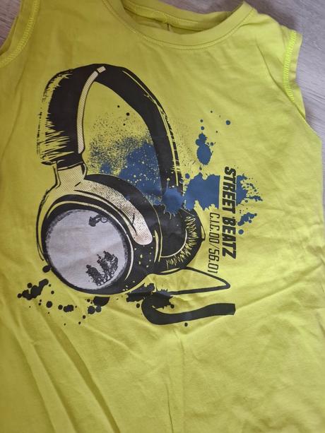 Balík tričiek bez rukávov/tielka 6ks-134-140veľ., 122–134