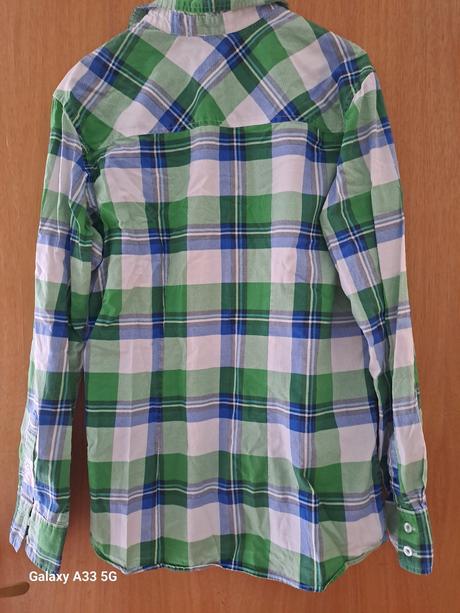 Kockovaná košeľa č.l slim, l