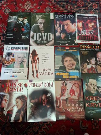 Rôzne dvd filmy,