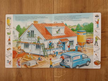 Kniha - môj veľký obrázkový slovník - staviame dom, 