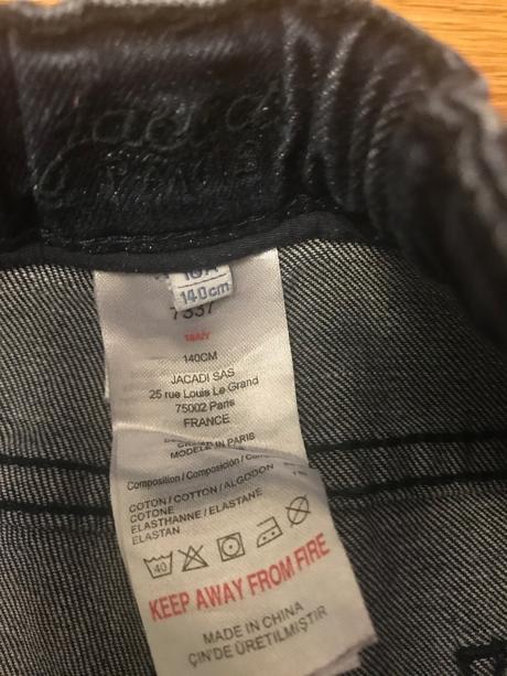 Jacadi rifle slim tmavomodre, jacadi,140