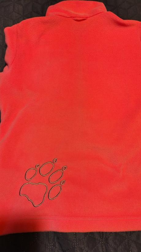 Dievčenská polartec mikina, jack wolfskin,152