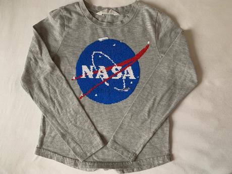 Tricko h&m a meniacimi flitrami, bushman,134