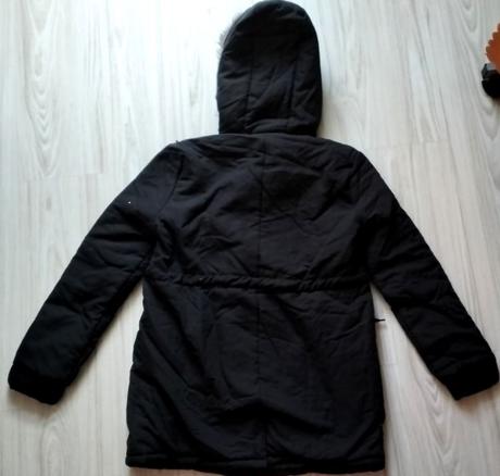 Zimná trištvrťová bunda s kapucňou, v. s/m/l, 38 - s