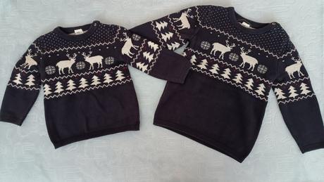 Vianočné svetríky, h&m,80