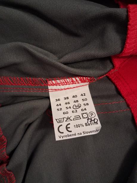 Predám nové  pracovné monterky  s reflexným prvkom, 56