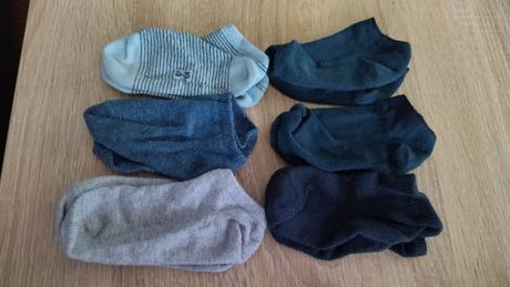 6x ponožky 22-26 členkové cena spolu, 22