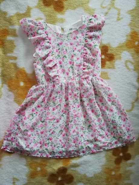 Romantické šaty, h&m,104