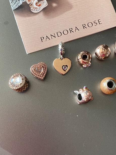 Pandora rosegold koralky, pandora