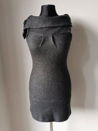 Tmavosivý pulóver / pulóverová vesta philip russel, philip russel,s