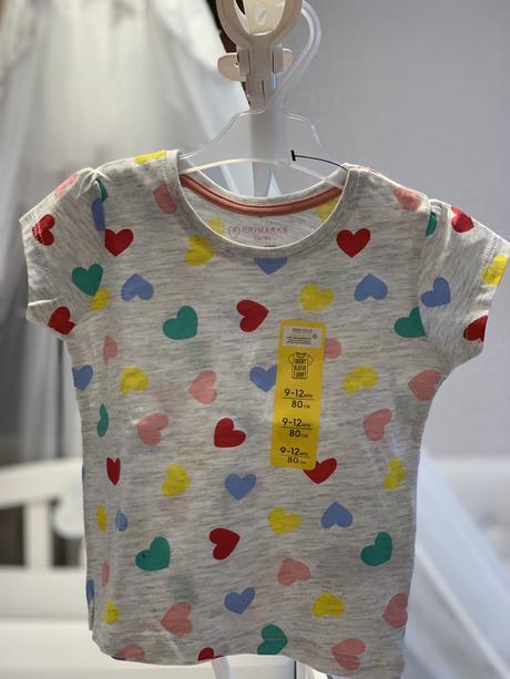 Rôzne letné tričká na 1 rok, next,80