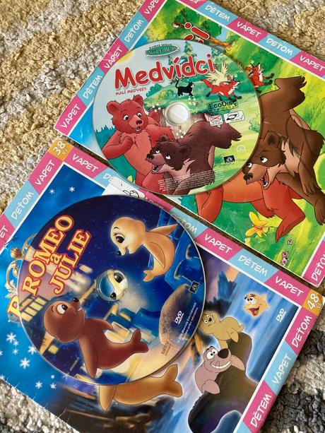Dvd rozprávky 4ks, 