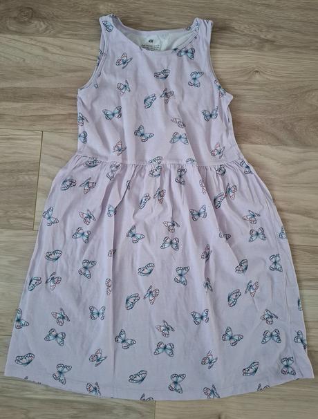 Letné bavlnené šaty h&m, veľ. 134/140, h&m,134