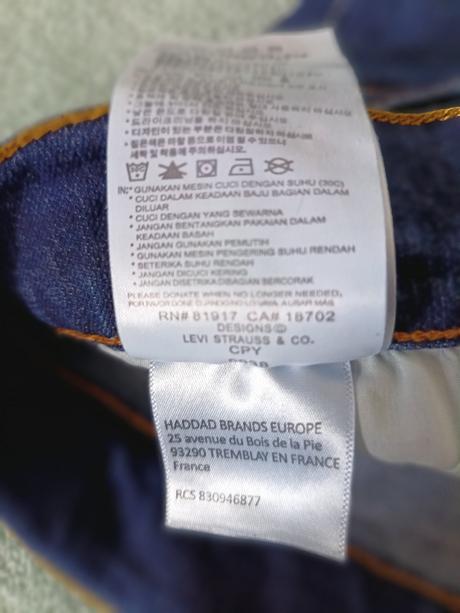 Kraťasy levis - originál, levis,176