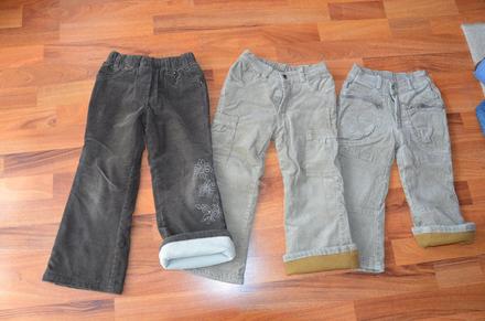 Nohavice zateplené, lusa,116