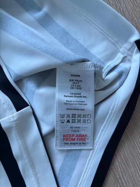 Tielko reima do vody s uv50, veľ. 104, original marines,104