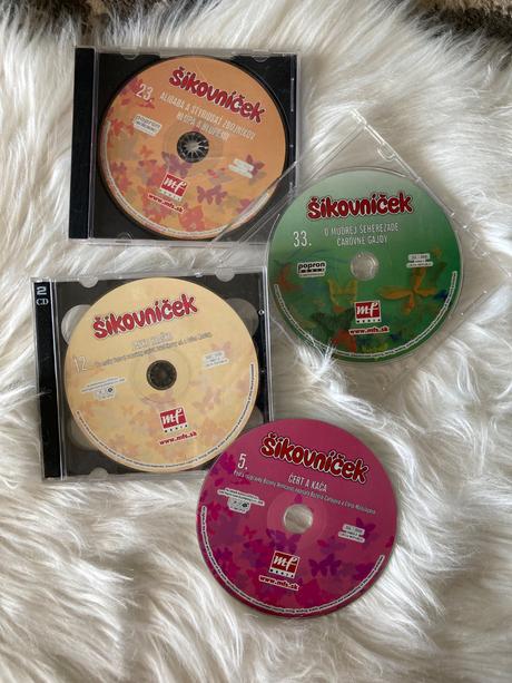 Šikovníček rozprávkové cd 4ks, 