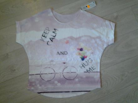 Krasne tricko/tunika - bledofialova,