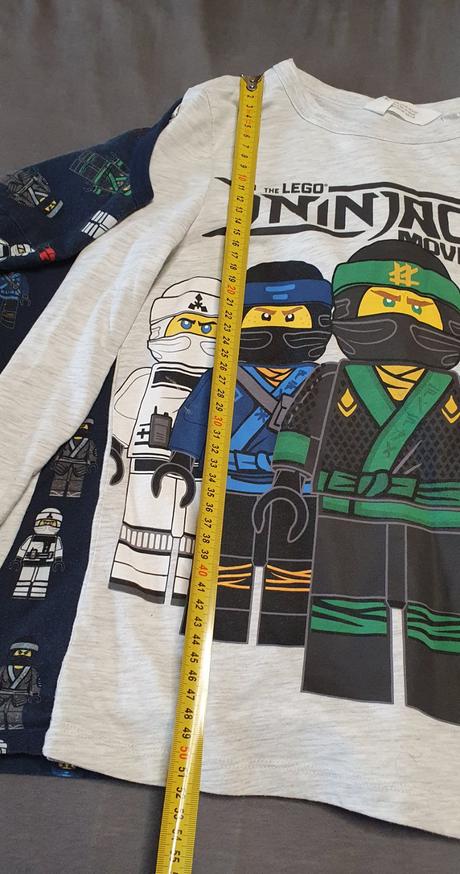134/140 2ks lego ninjago, h&m,134