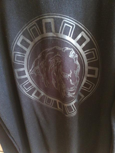 Čierny sveter s levom koton (m), m