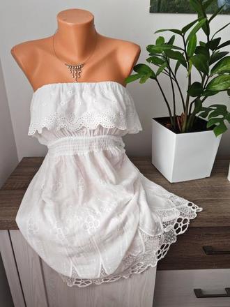 Šaty snehobiele uni, elasticke, madeira, 