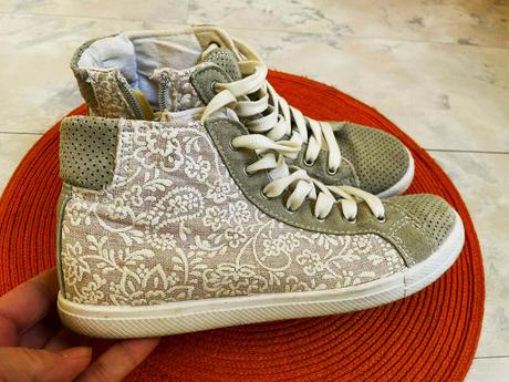 Ľanové kotníkové tenisky č. 37-37,5, 37