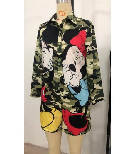 Overal mickey camouflage, s
