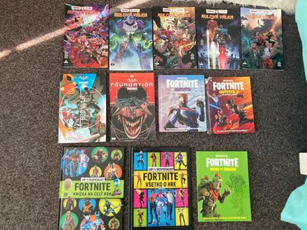 Fortnite knihy a časopisy,