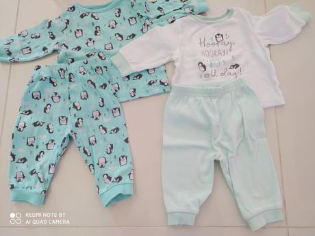 4ks pyžamko vrchy+spodky,vel 3-6mes(68) super stav, 68