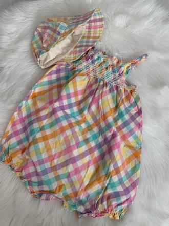 Letný overal s klobúčikom, h&m,80