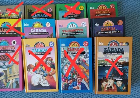 Knihy zo série traja pátrači, 