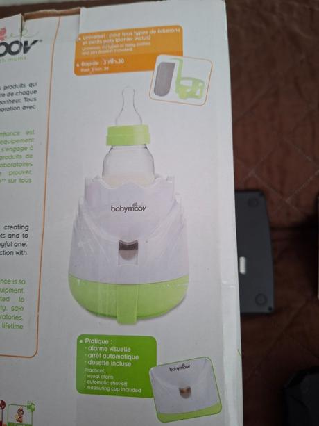 Kúpania podložka+ohrievač kojen.fliaš+veľa iného, babymoov