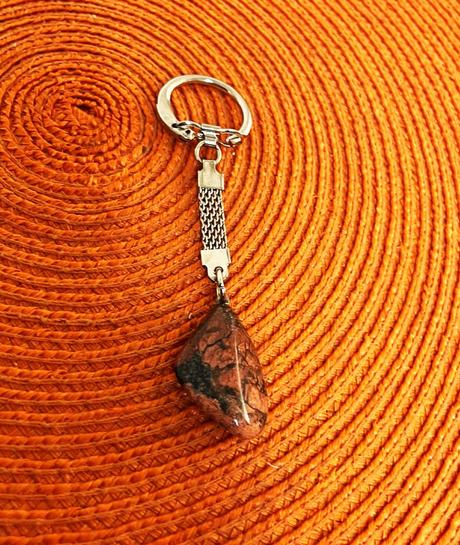 Kľúčenka s mahagónovým obsidiánom, 