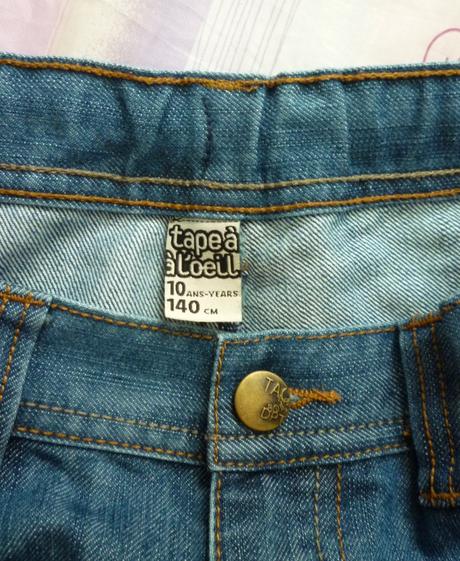 Rifľové nohavice, 140