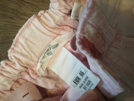 3/4 letné nohavice, h&m,86