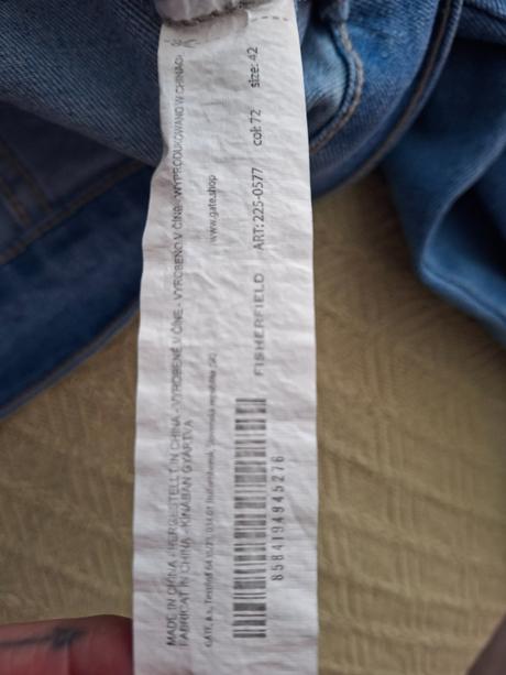 Dzinsova kratsia bunda, denim,xl