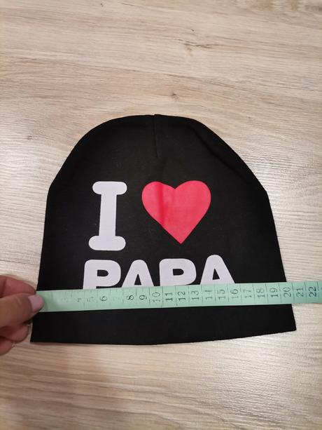 Uni čierna čiapka i love papa, 