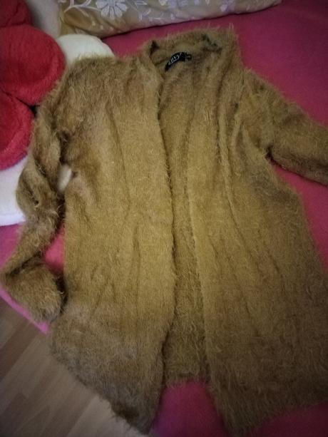 Chlpatý kardigan, xl