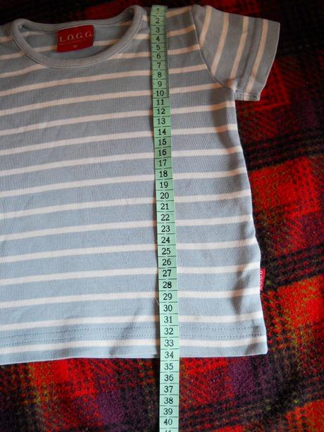 Páskované tričko, h&m,86