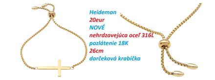 Náramok/retiazka s krížikom na ruku 1,