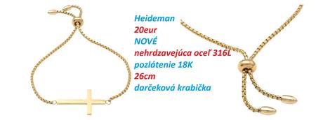 Náramok/retiazka s krížikom na ruku 1, 