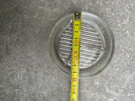 Sklenený popolník-retro, 