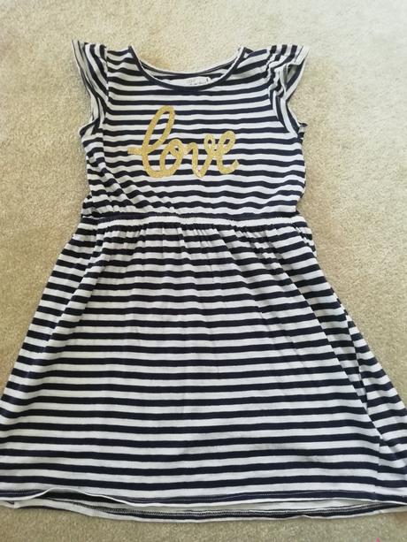 Bavlnené saty, h&m,110