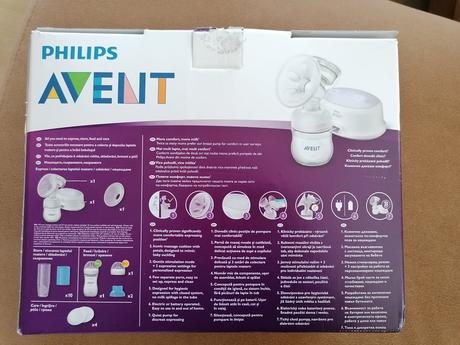 Elektrická odsávačka avent,