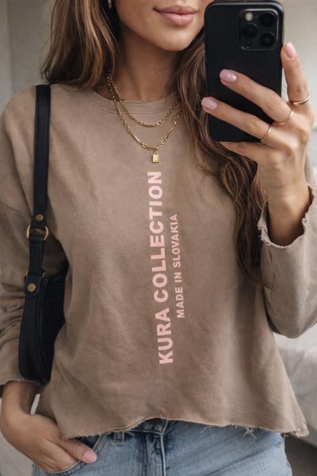 Štýlová mikina slovenskej značky kura collection, 