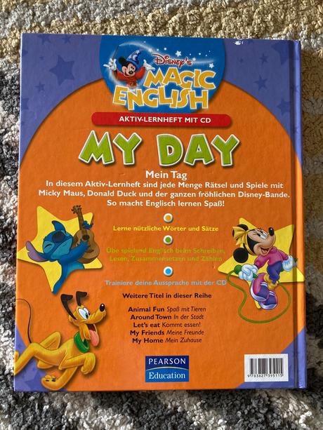 Disney's magic english mit cd my day mein tag, 