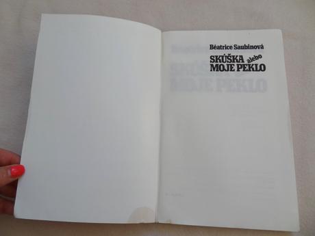 Kniha skúška alebo moje peklo, 